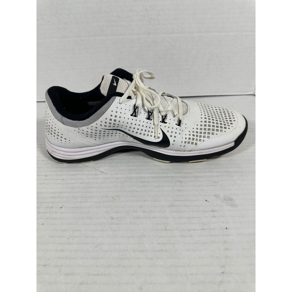 Nike Lunar Control 2 Golf Shoes White Black Grey 652522-100 Mens 13 - Picture 13 of 14